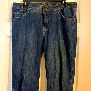 Zena cotton blend crop jeans